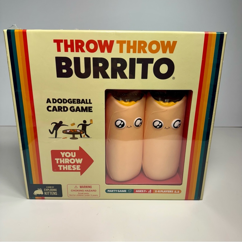 NWT. THROW THROW BURRITO. The world's first dodgeball card game.